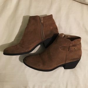 Brown booties